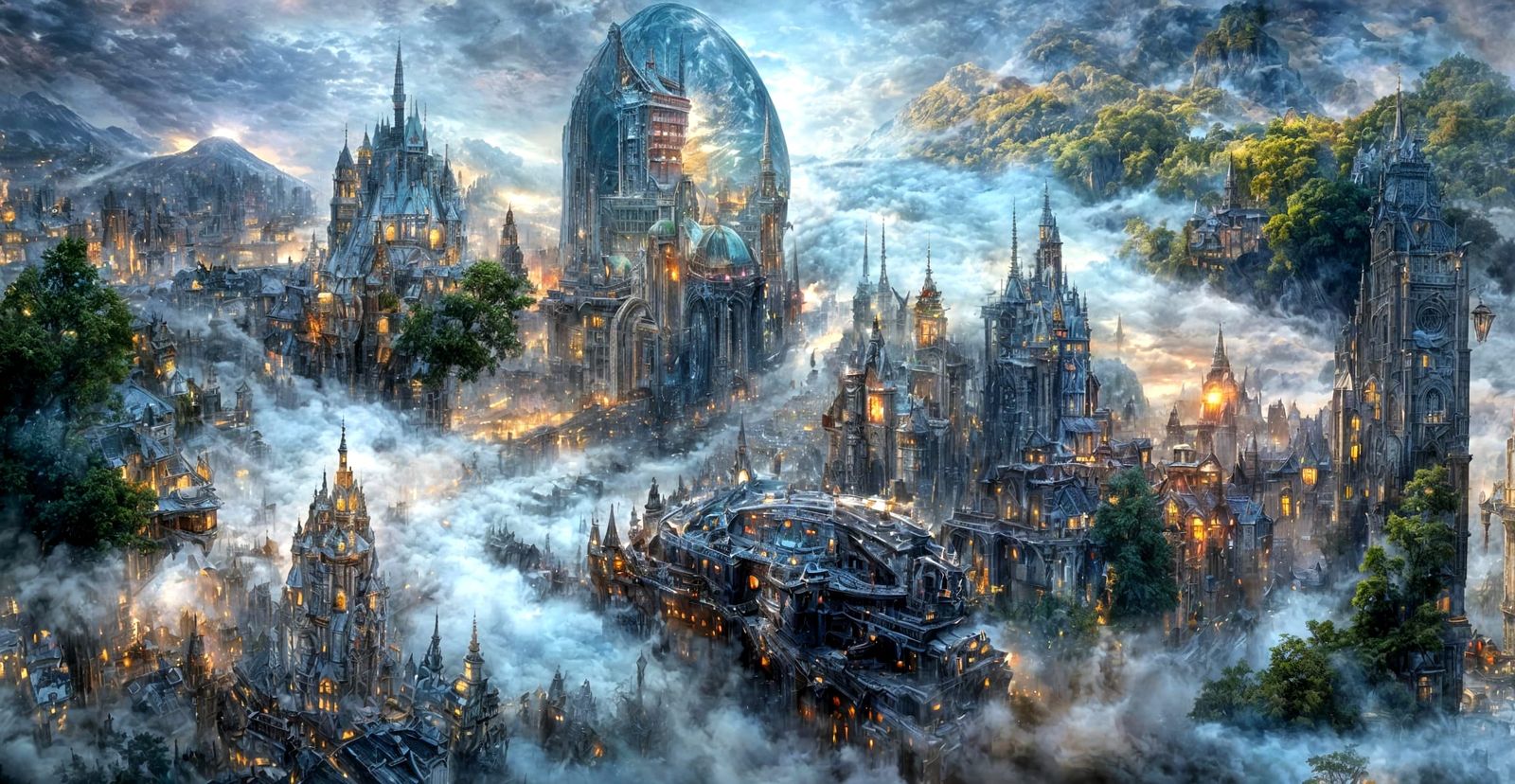 Sinister Future City by Greg Rutkowski