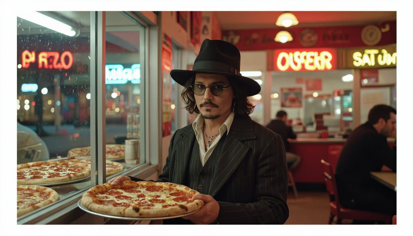 Johnny Depp's Late Night Pizza Dream