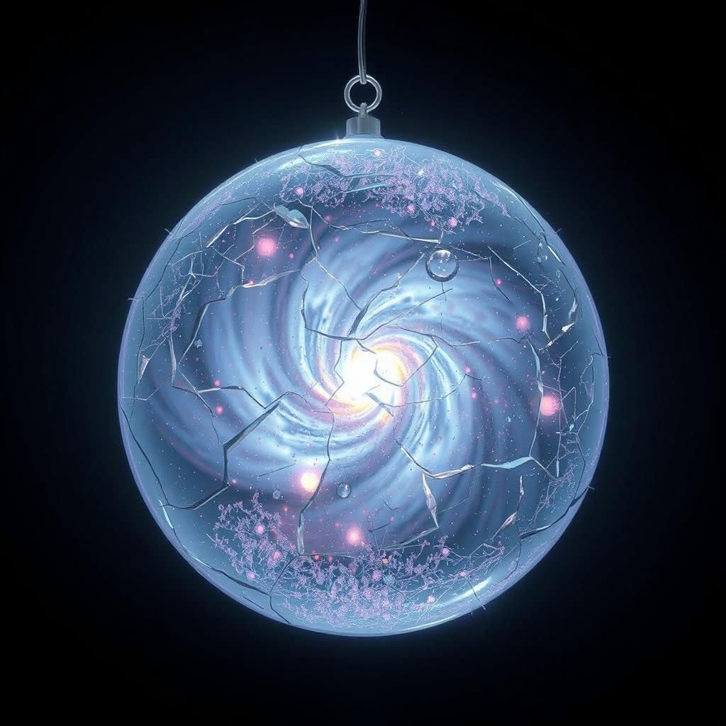 Cracked Universe Orb in High-Fantasy Style