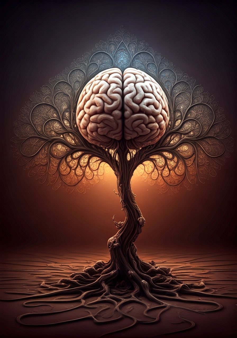 Enchanted Flyingtrees with Floral Gossamer Filigree Wings