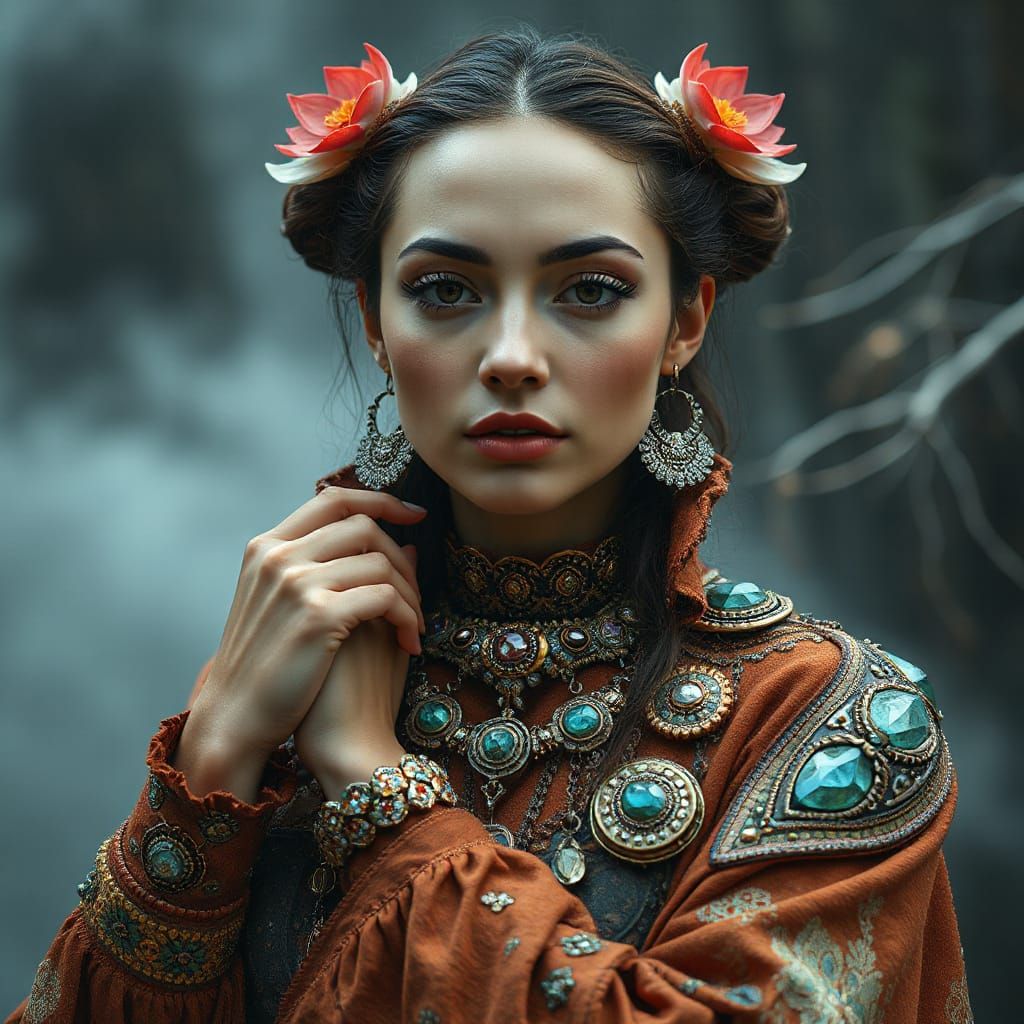 Ethereal Beauty in a Mystical Landscape