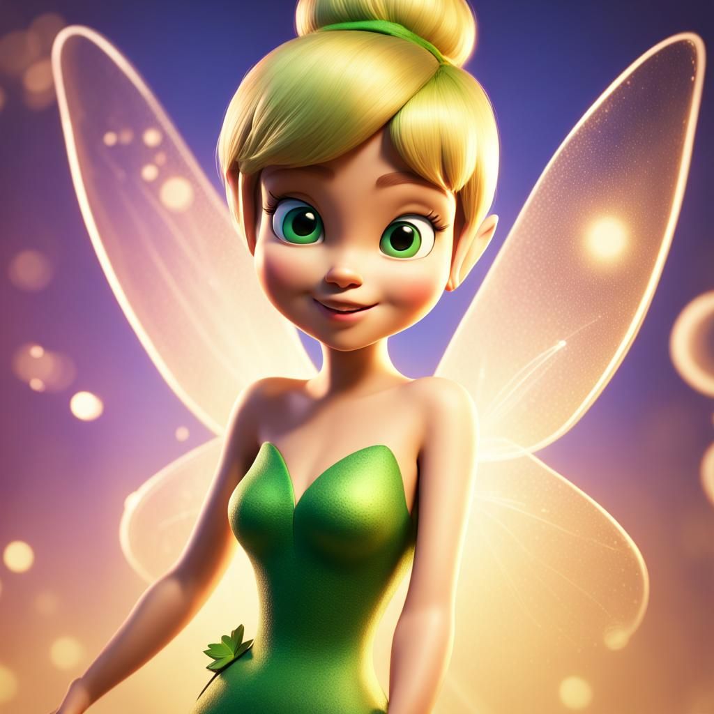 Tinker Bell: 3D Digital Art Concept