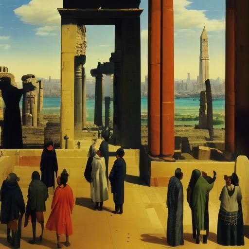 Distant View of Karnak and Luxor