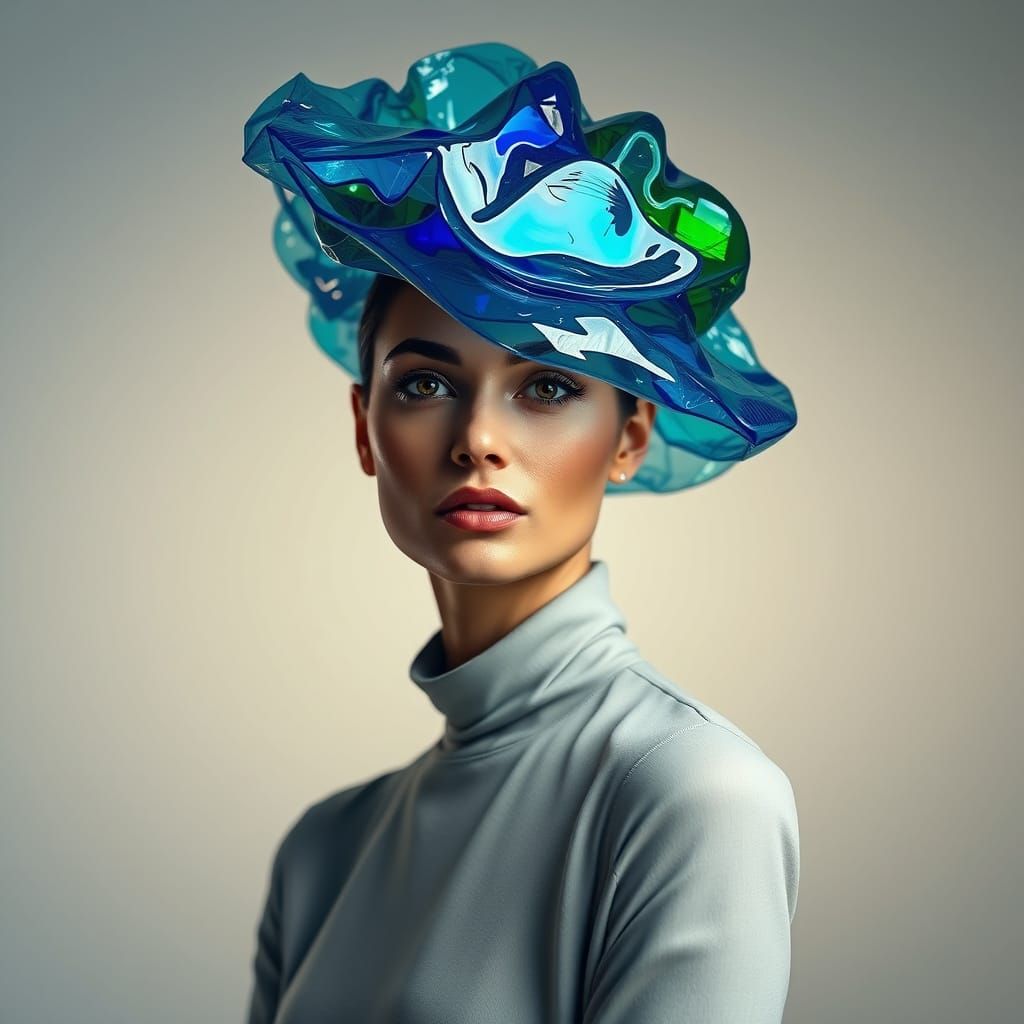 Melted Plastic Bottle Hat