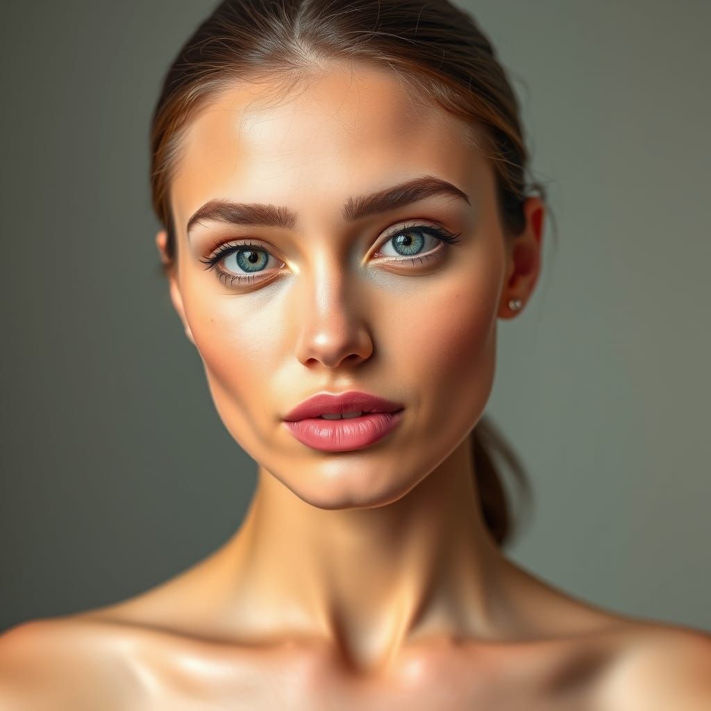 Glowing Woman in Skin Care Photography