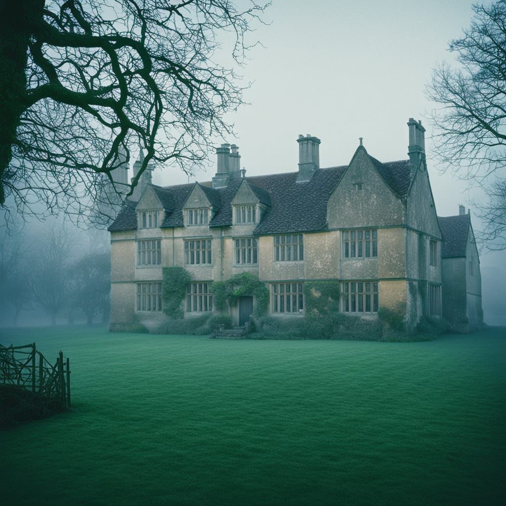 Ethereal Morning at Chalfield Manor