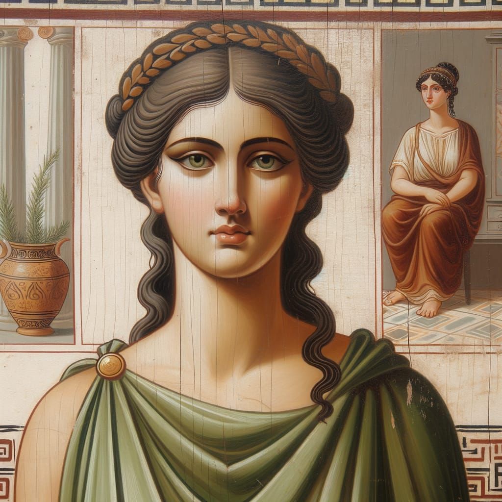 Classical Roman Portrait of a Greek Woman
