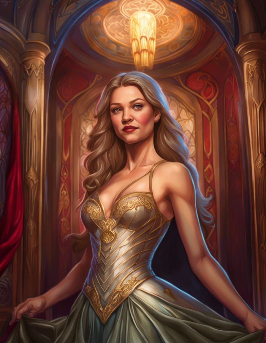 Fantasy Princess Portrait in Artgerm Style