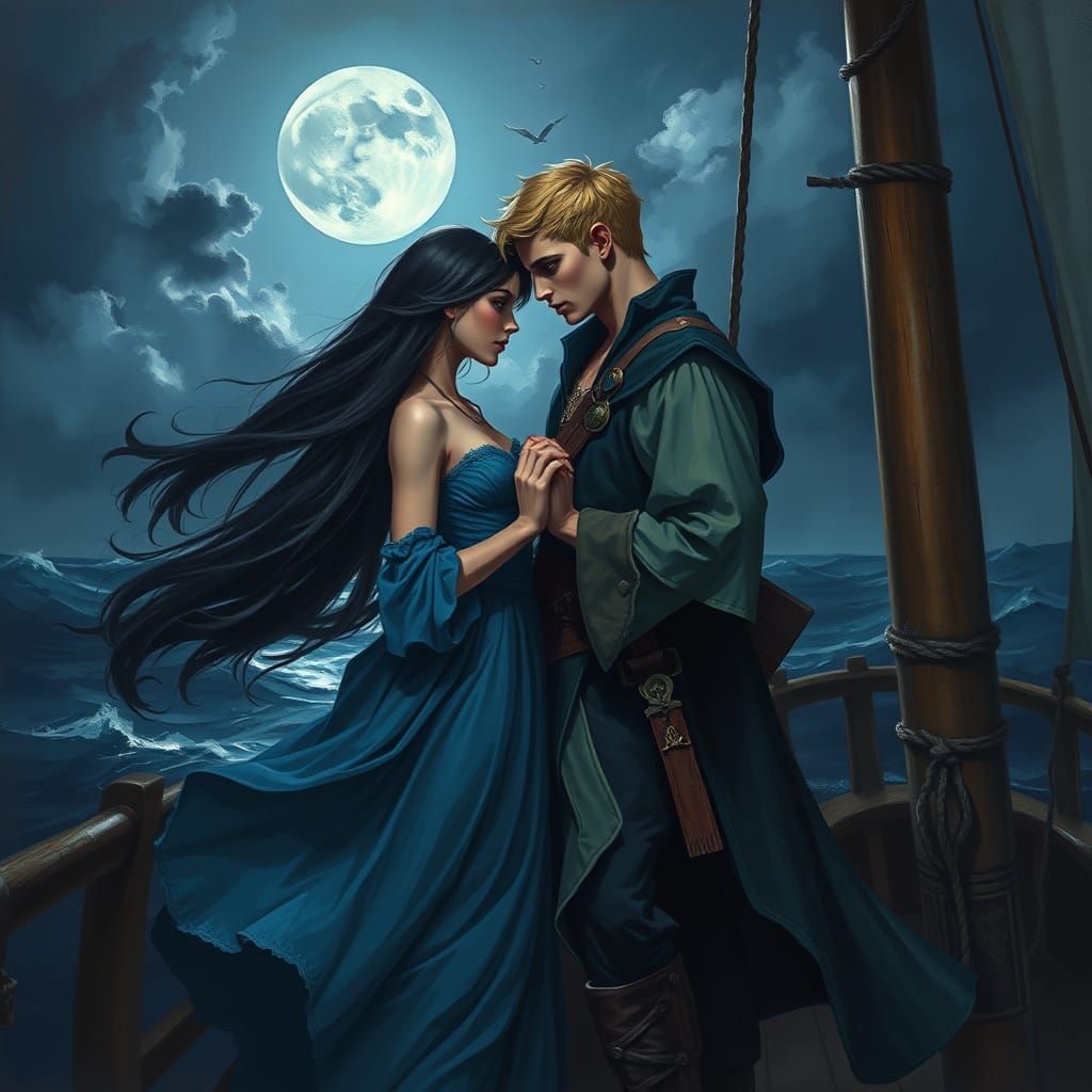 "My love for you is deeper than the sea that surrounds us"