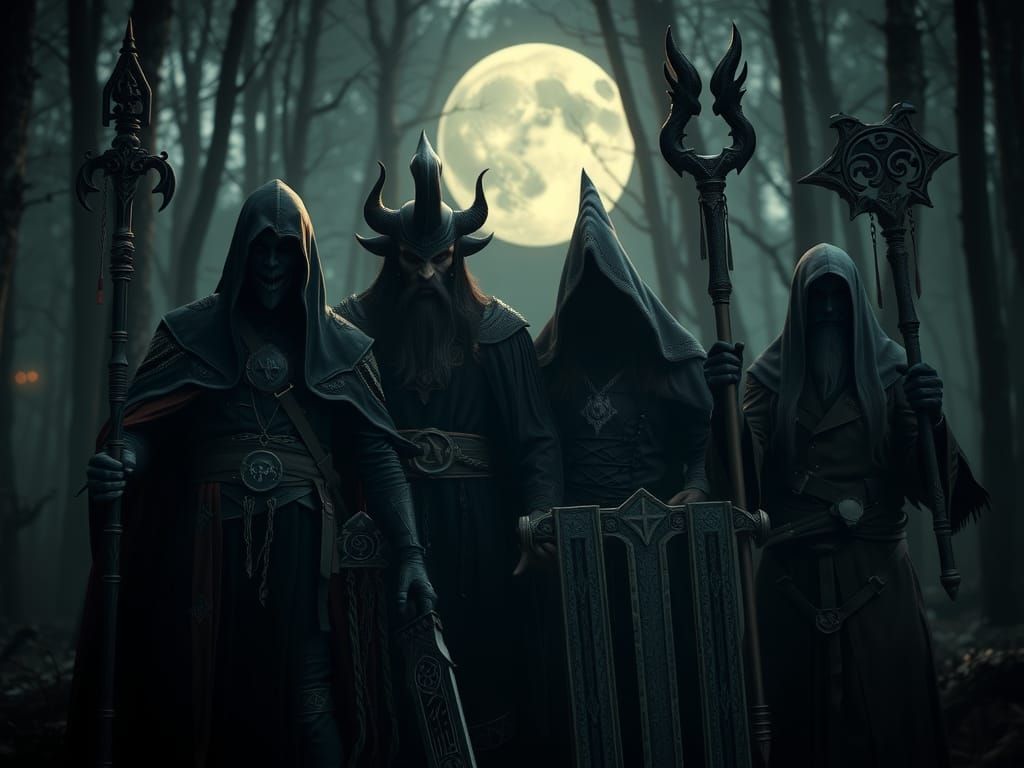 Psychotic Adventurers in Eerie Gothic Woods