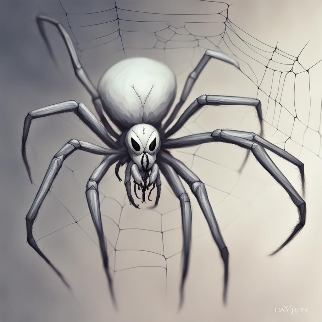 Ghost Spider Digital Illustration