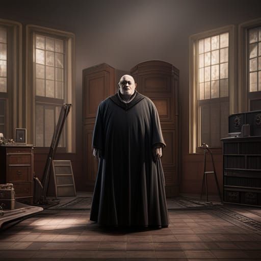 Uncle Fester, Addams Family portrait