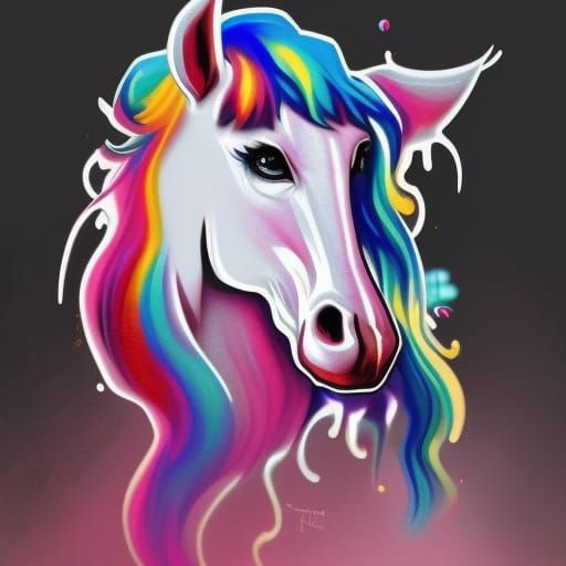 Unicorn Graffiti