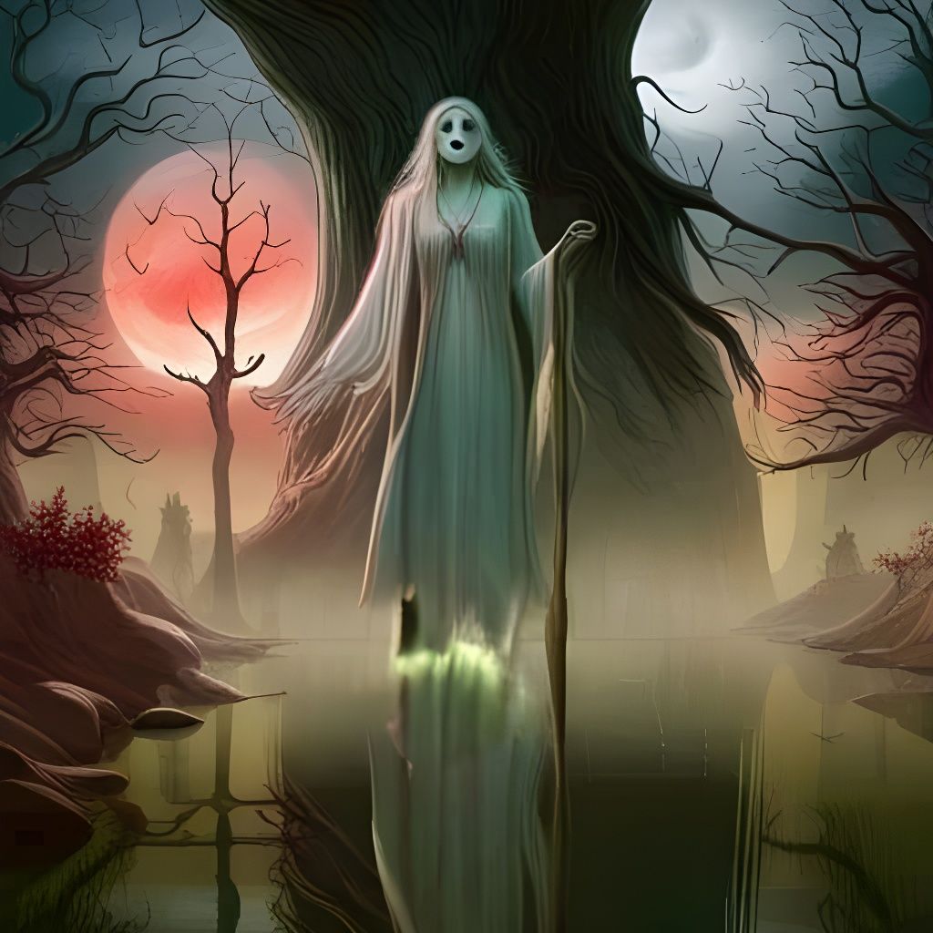 La Dame du lac de Brocéliande