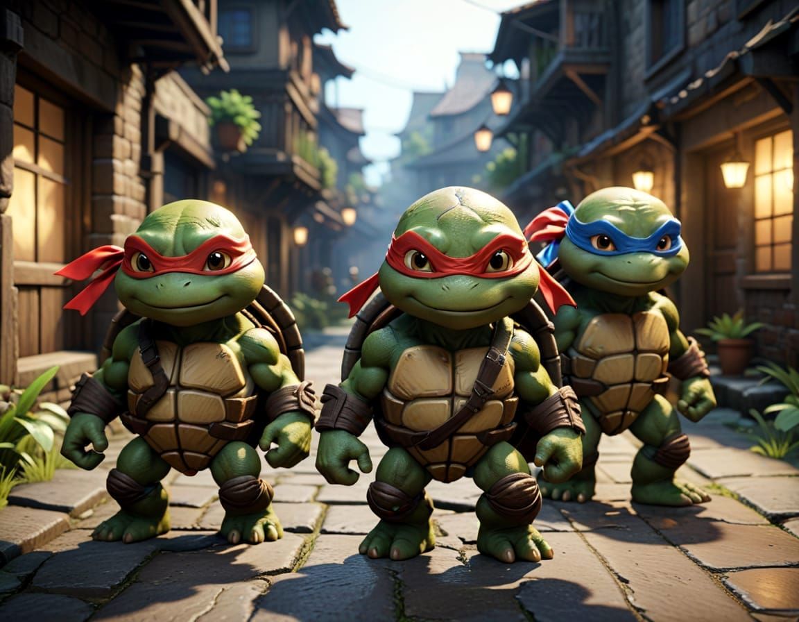 Chibi Ninja Turtles