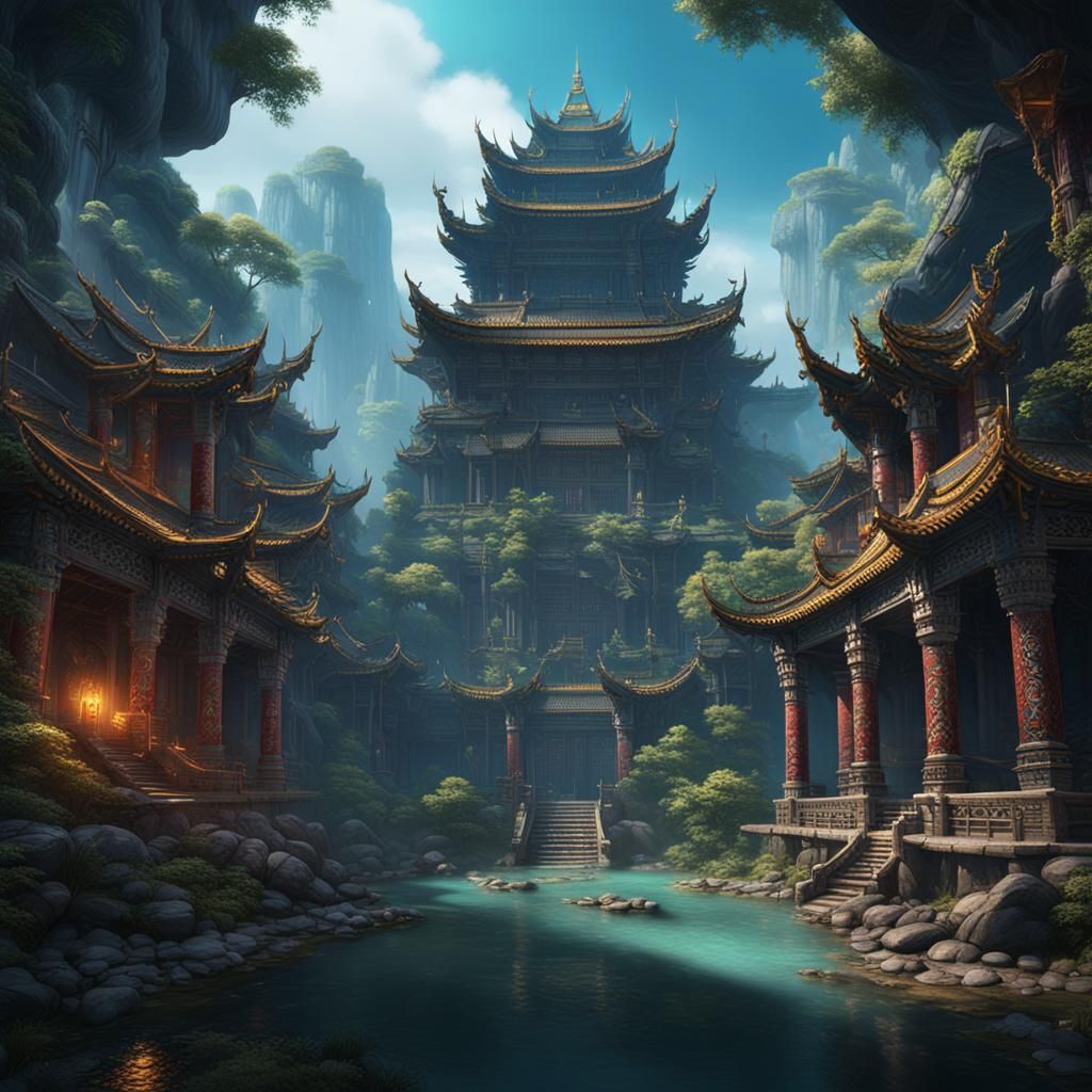 Detailed Muay Boran Matte Painting in 8K