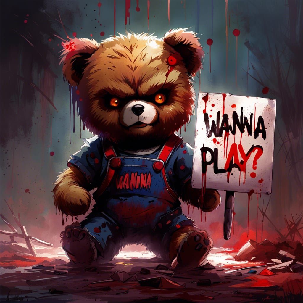 It's hard to turn a Teddy Bear into a Human Doll  LOL