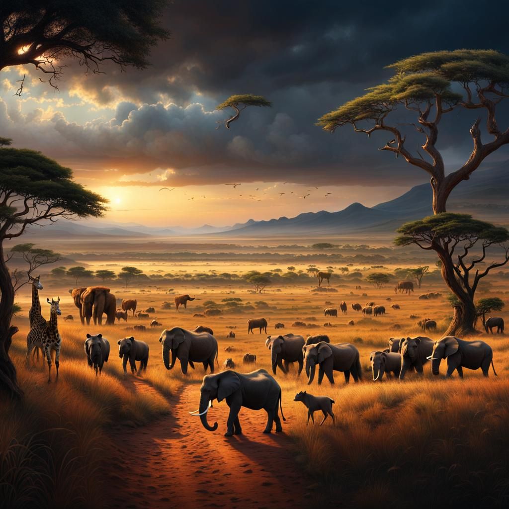 Africa landscape