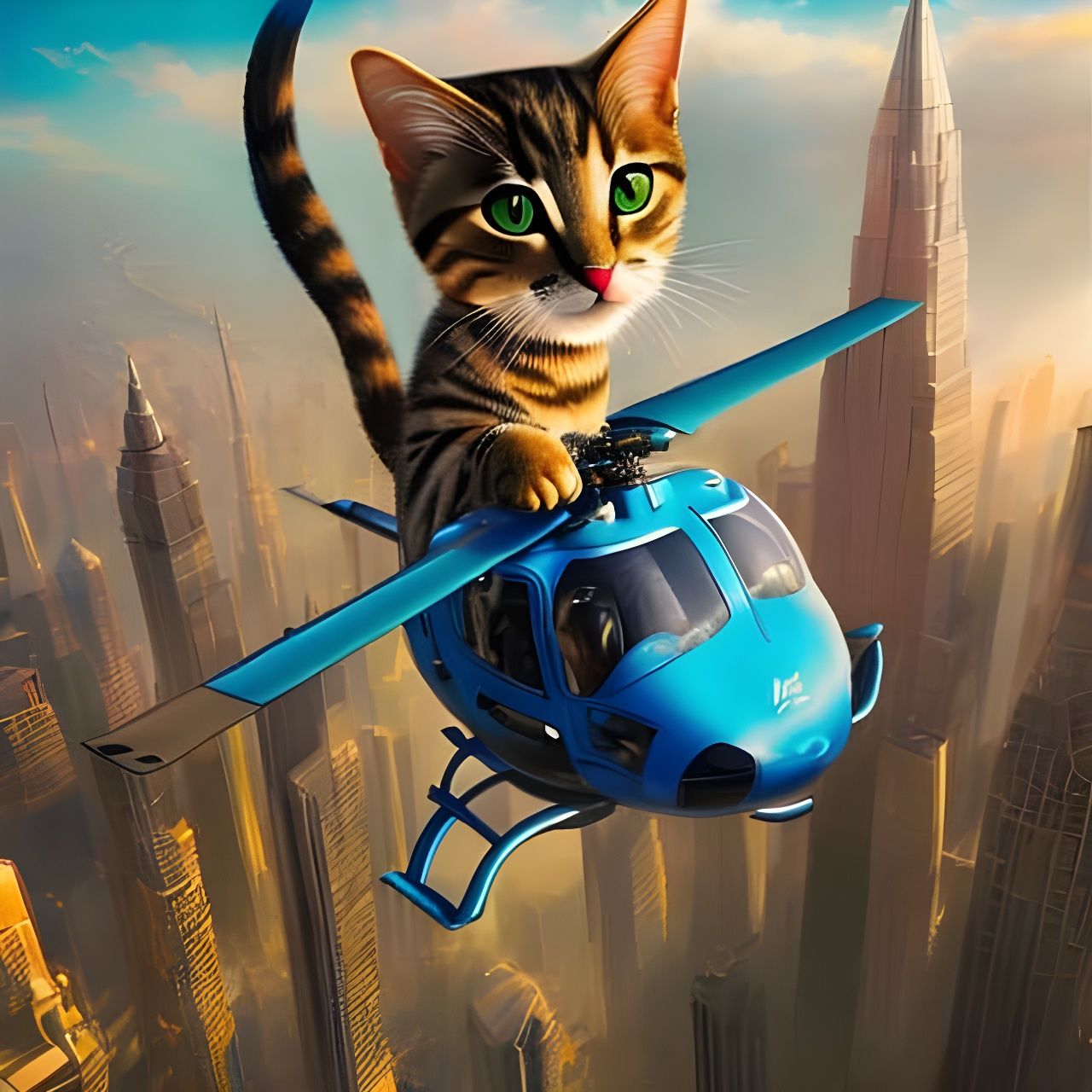 Copter Cat!