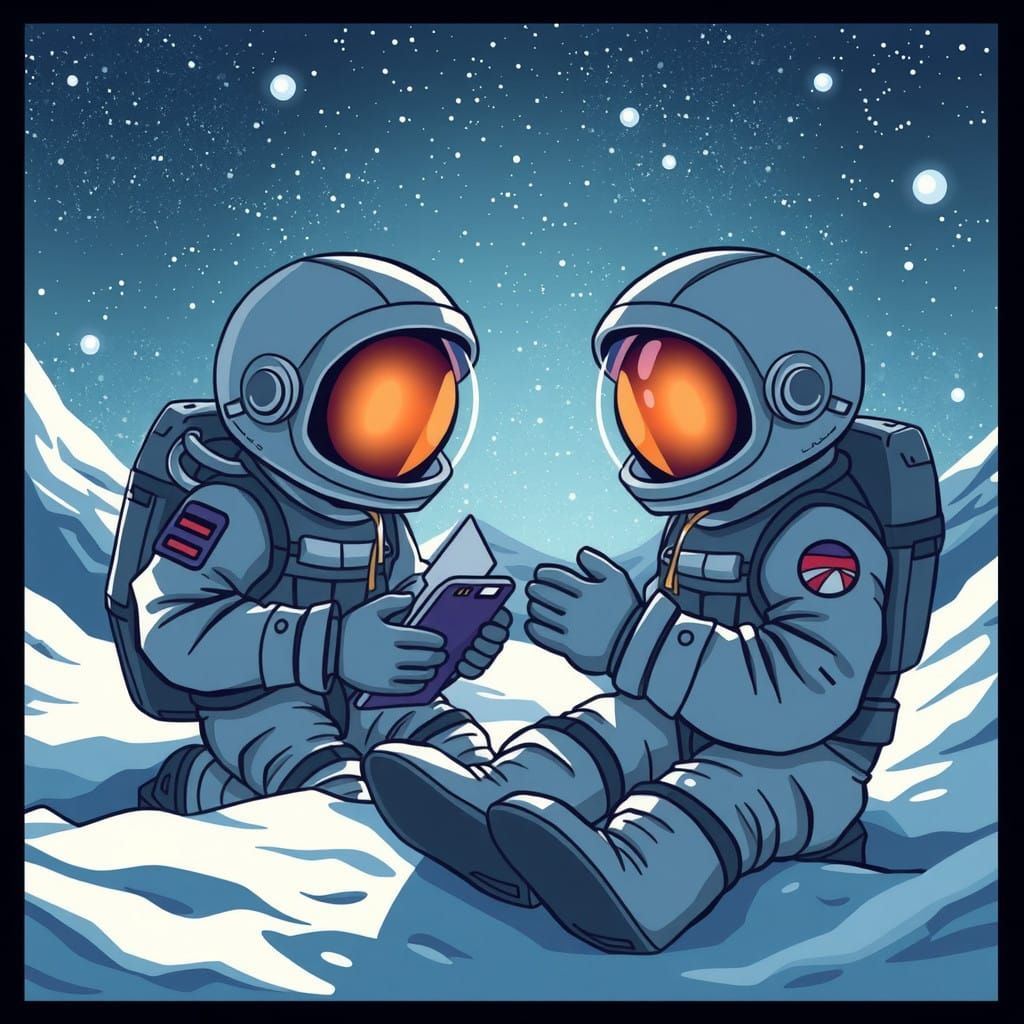 Cosmic Cadets Brave Icy Space