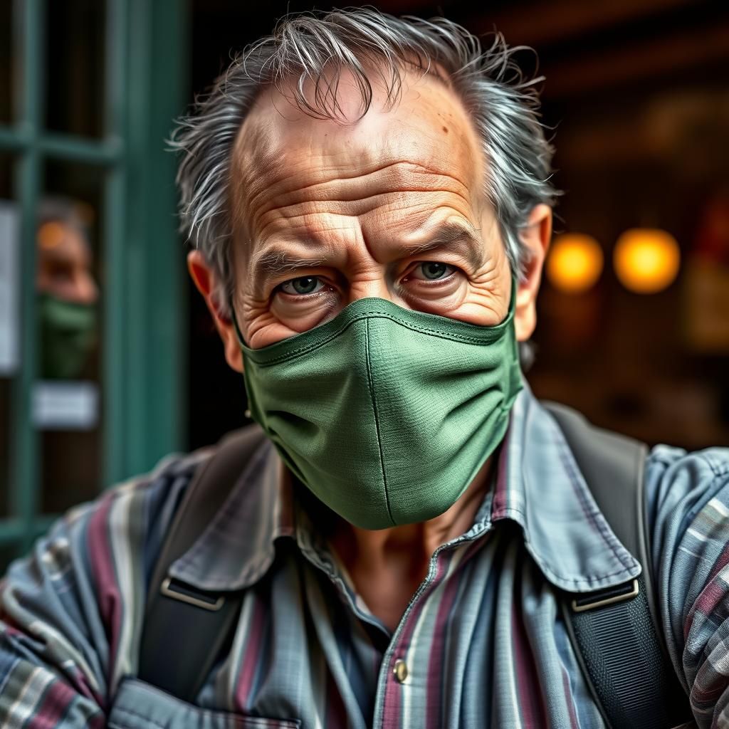 The Mask Character Portrait: Expressive Digital Art