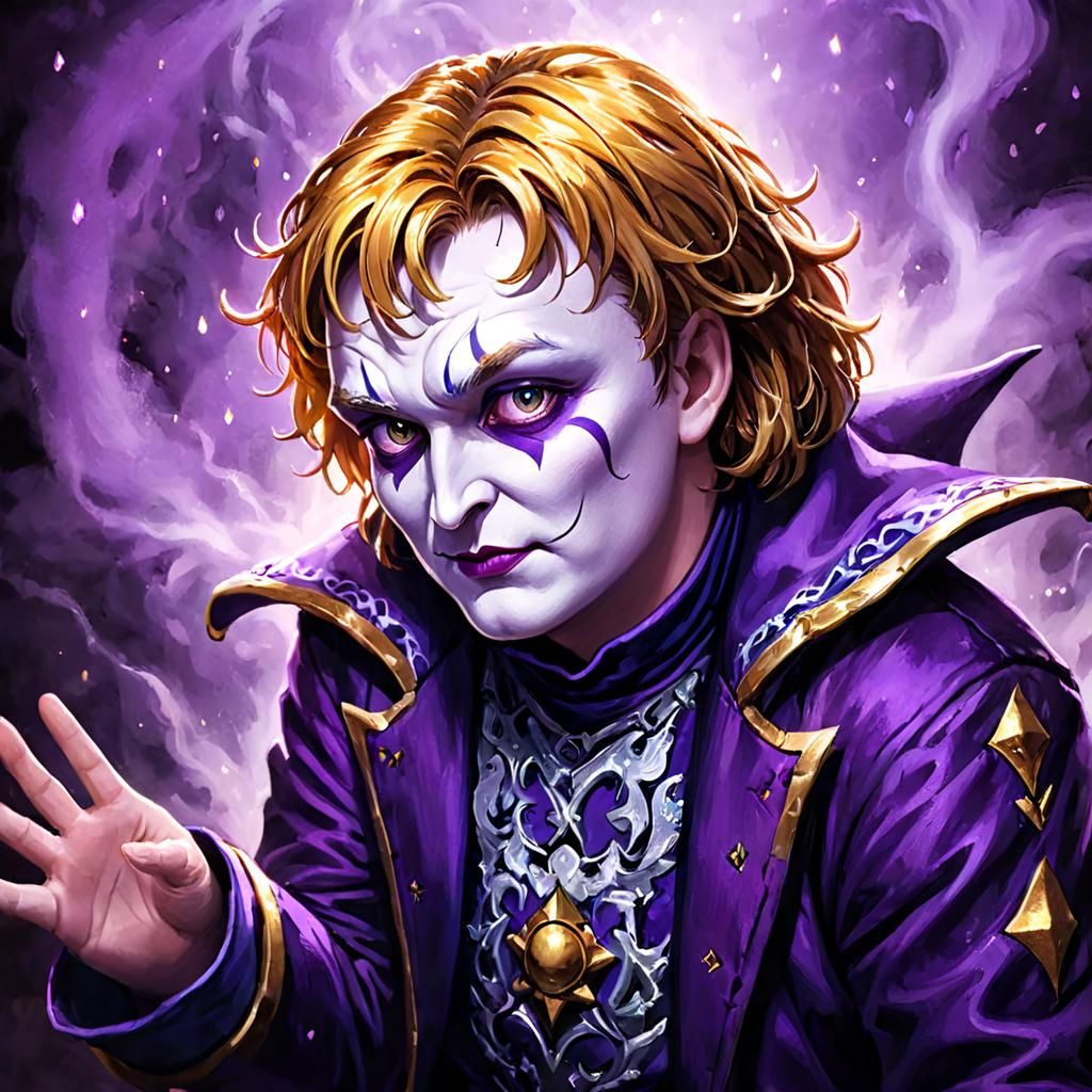 Ethereal Jester in Velvet Riches