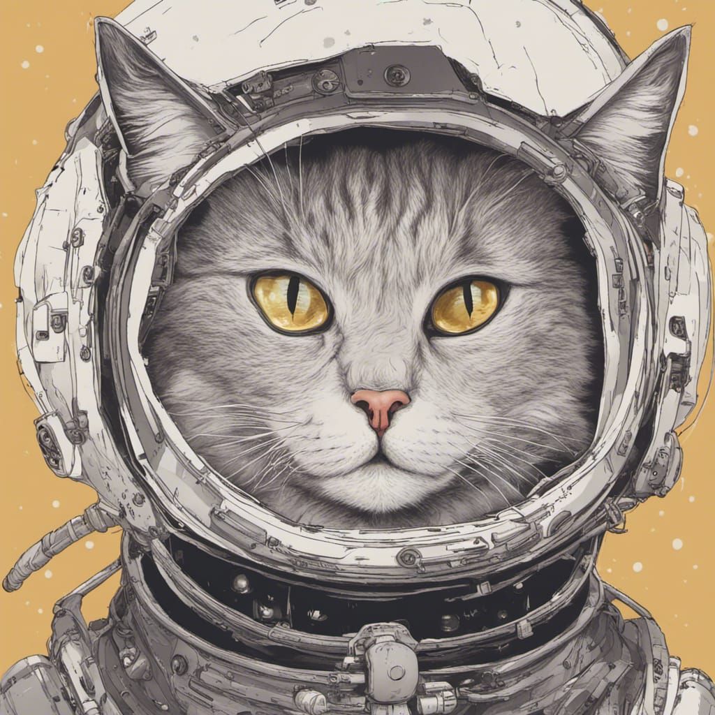 Cat-Head Space Flagship: Futuristic Design