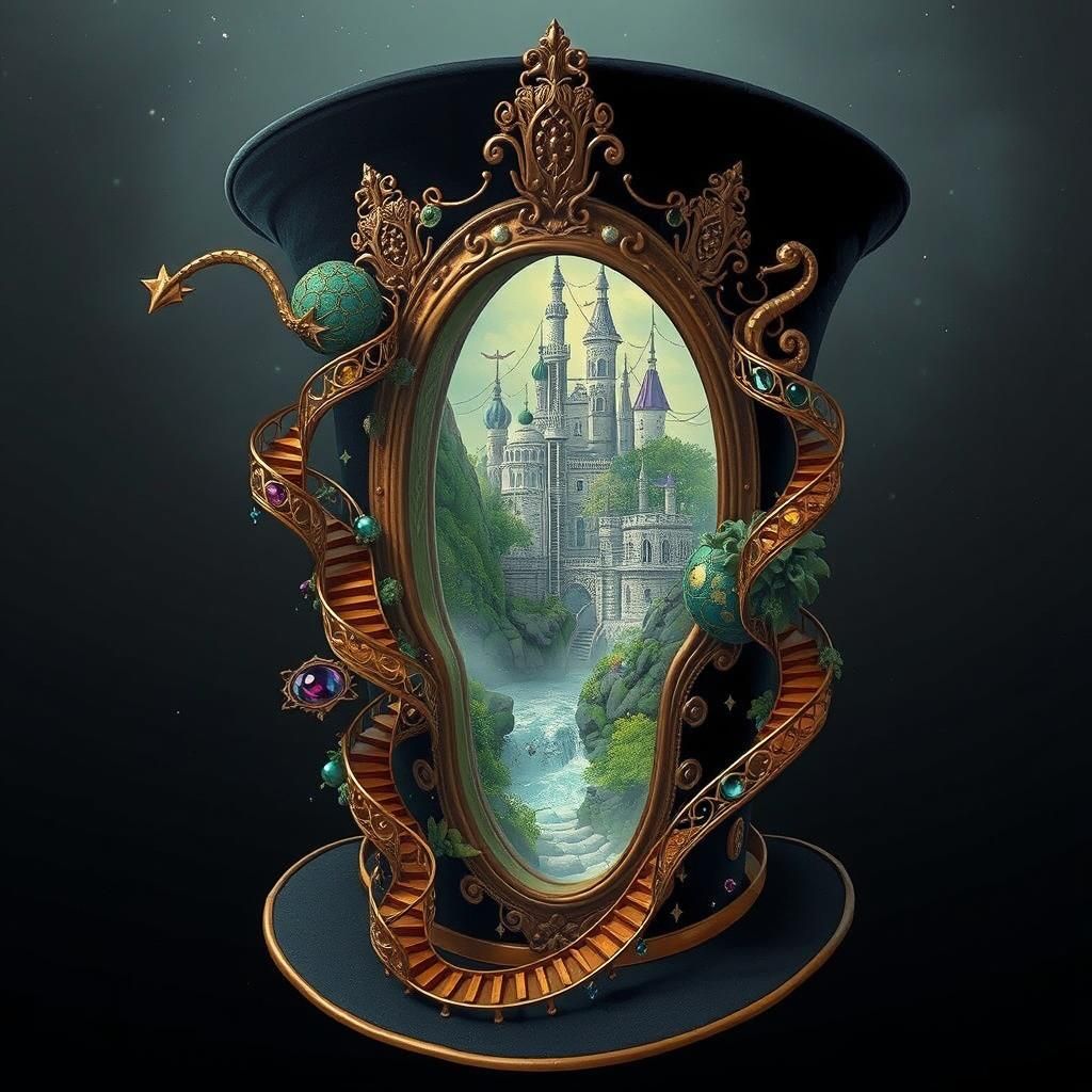 Mystical Top Hat Leading to a Magical Realm