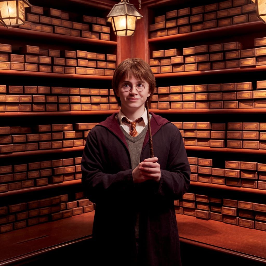 Harry Potter Discovers His Magical Match at Ollivanders