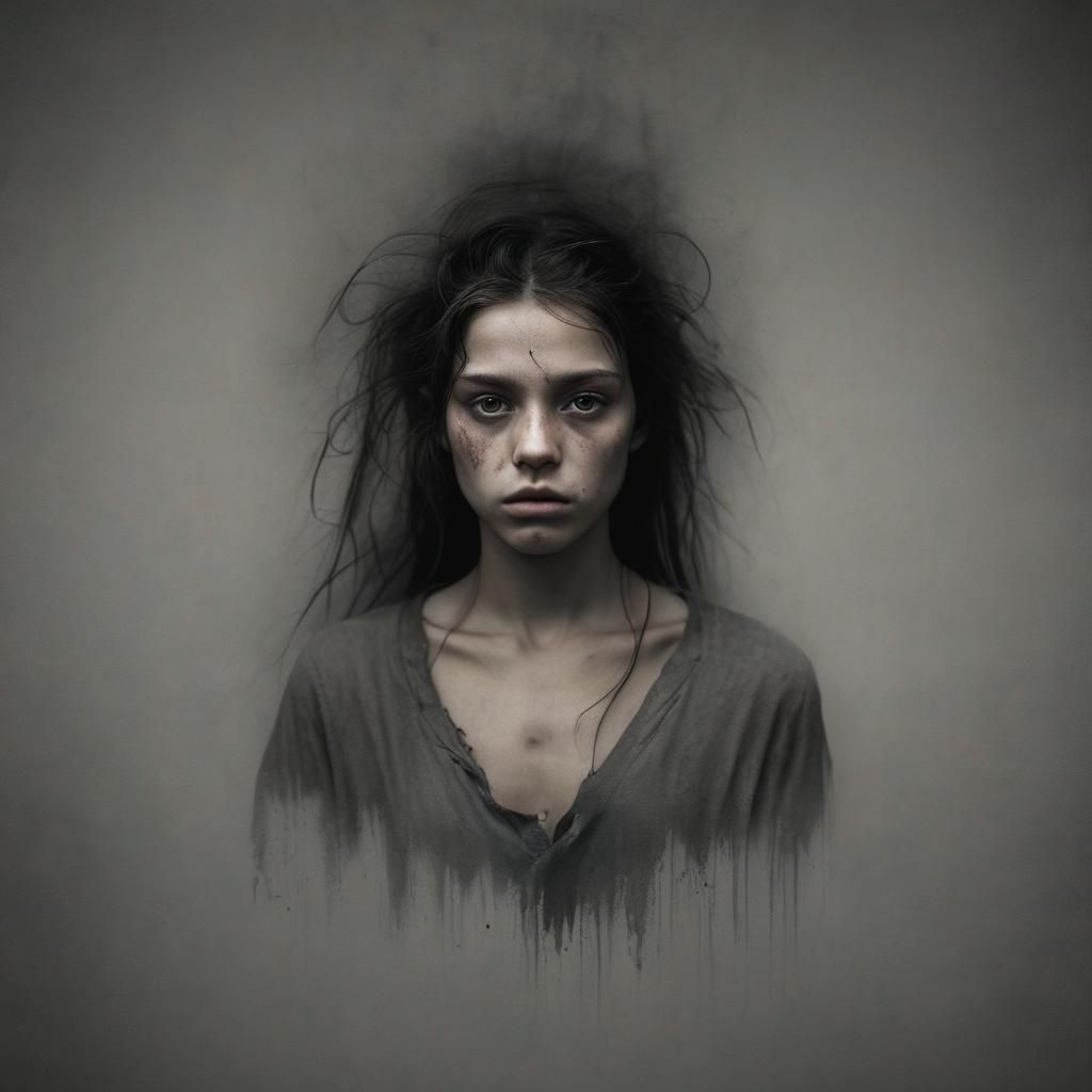 Intense Grimdark Portrait Photography