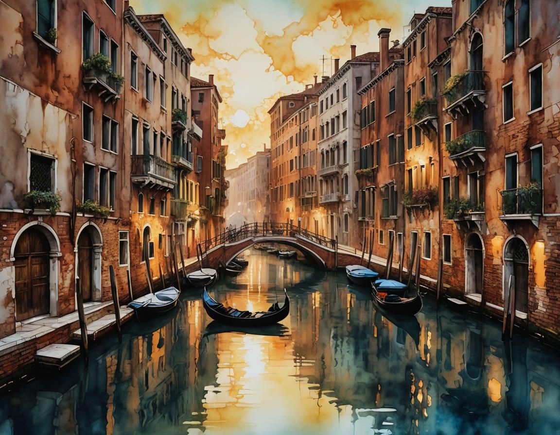 Dawn in Venice
