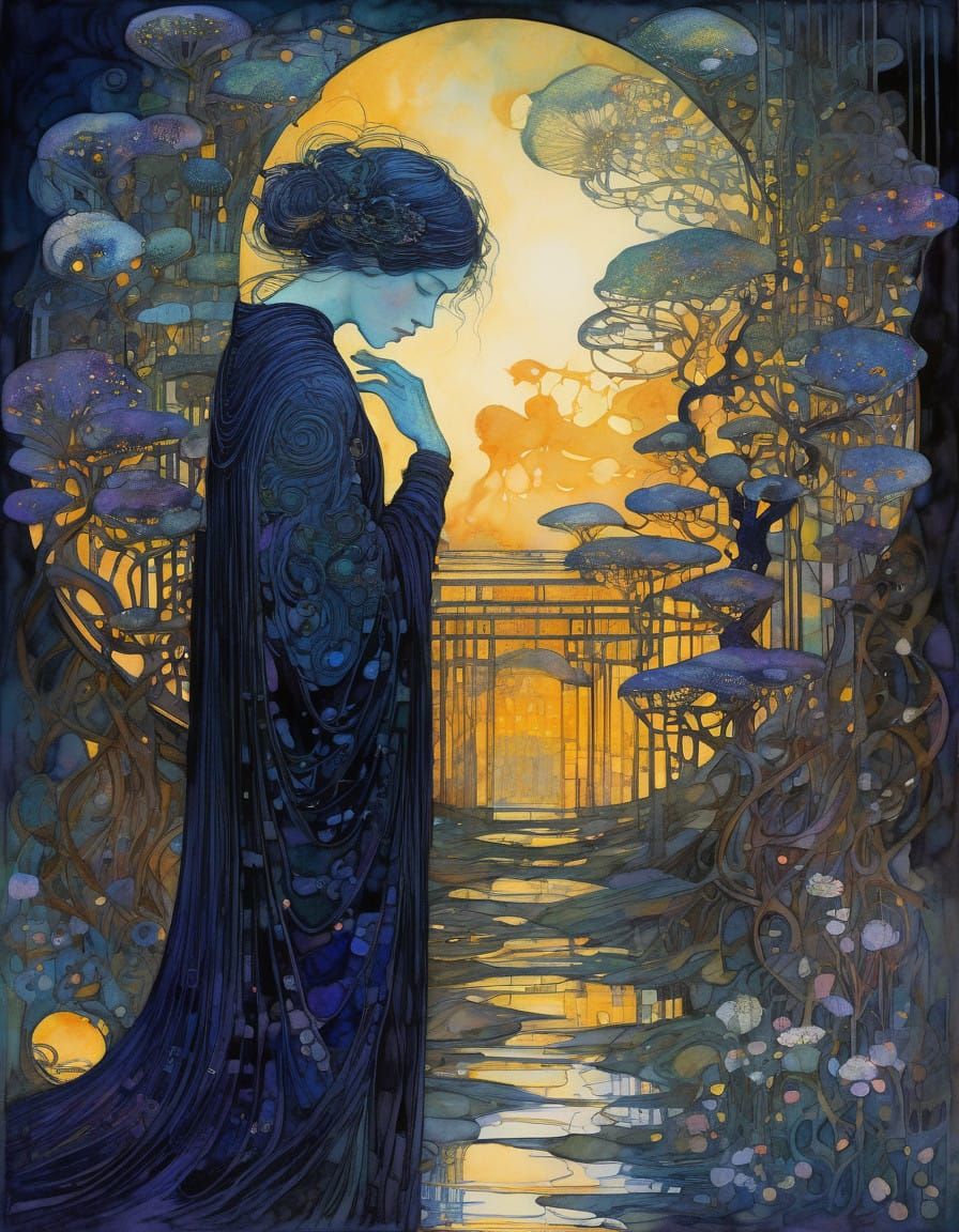 Mysterious Watercolour Masterpiece