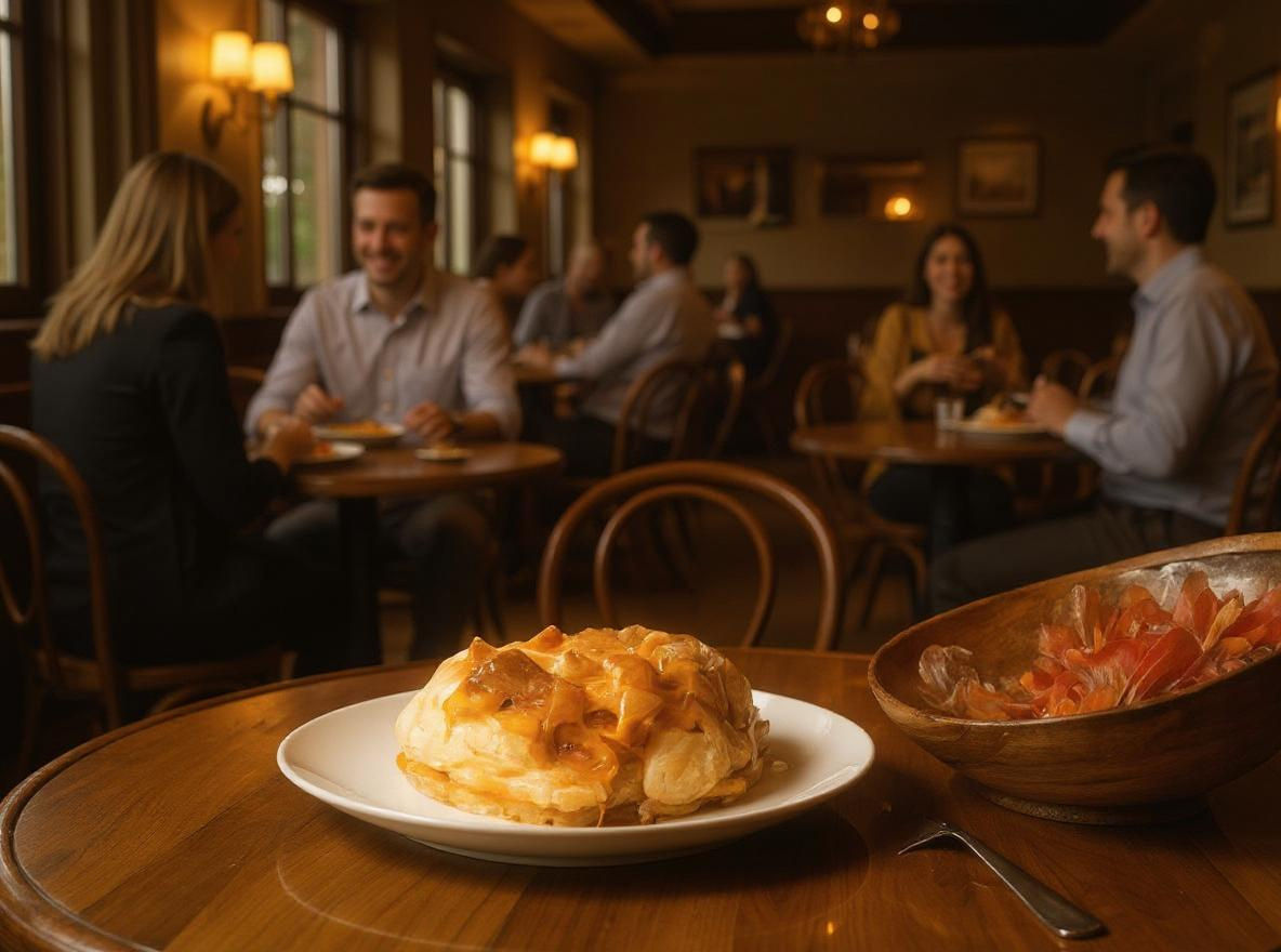 Bizarre Creatures Feast in Hyperrealist Style