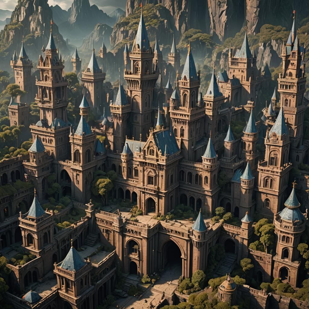 Epic Cinematic King in Digital Matte Painting