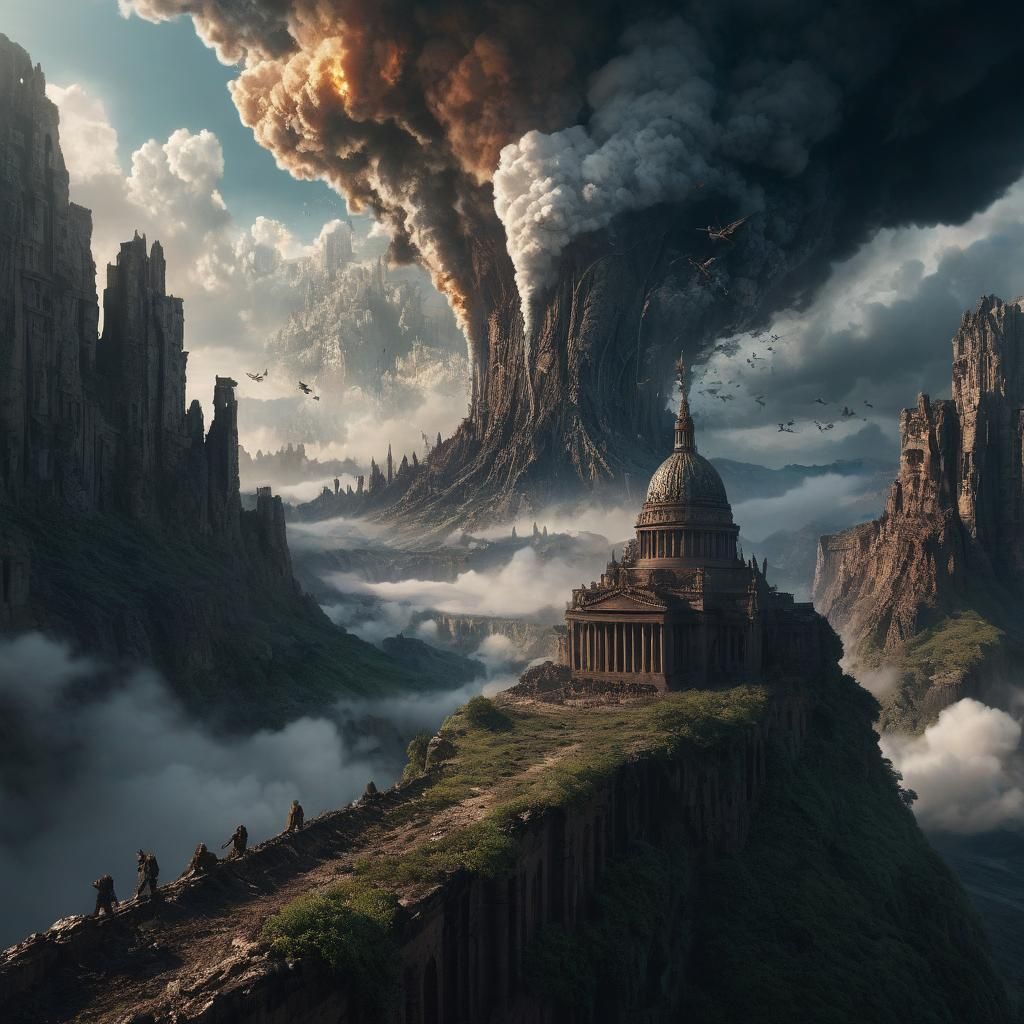 Epic Cinematic Digital Matte Painting: Freedom's Breath