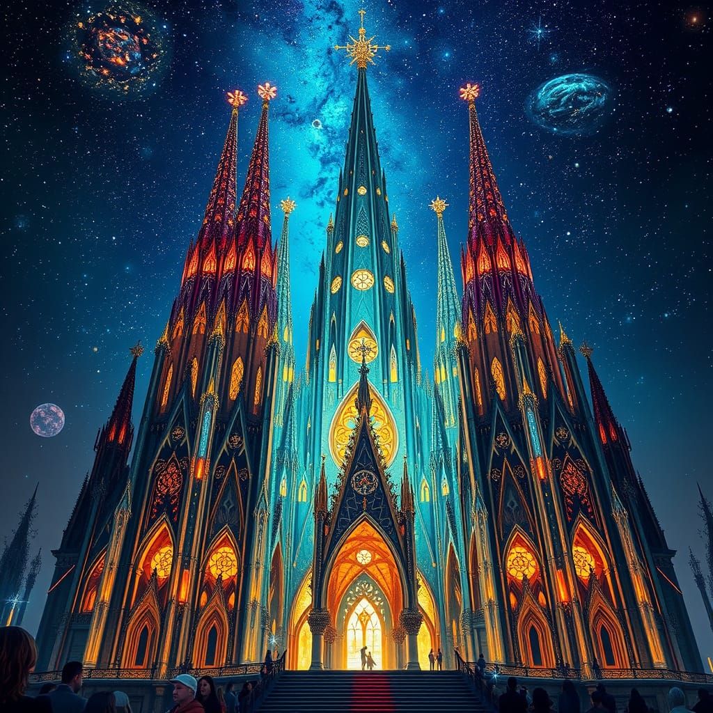 Starlight Cathedral by a Celestial Architect