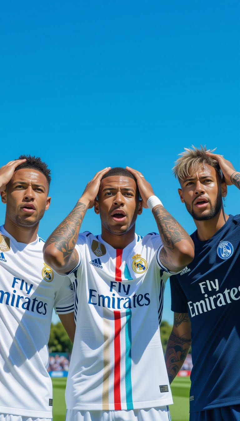 Football Stars in Shock: Mbappé, Messi, Neymar