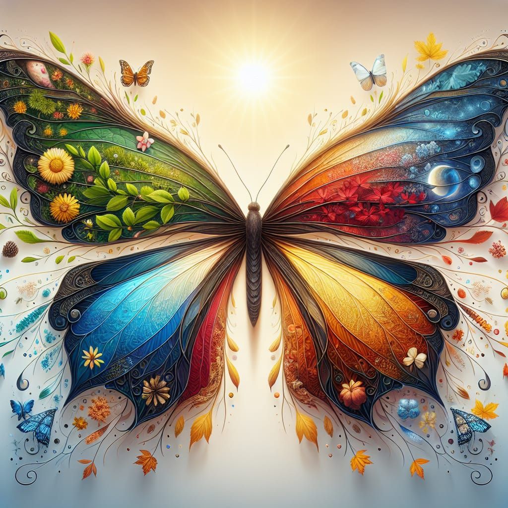 A magnificent butterfly