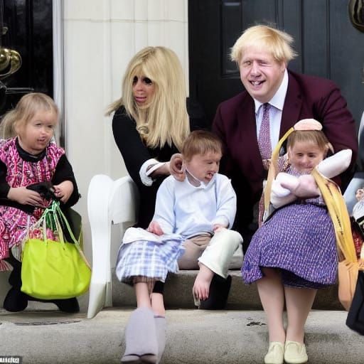 Boris Johnson and his family