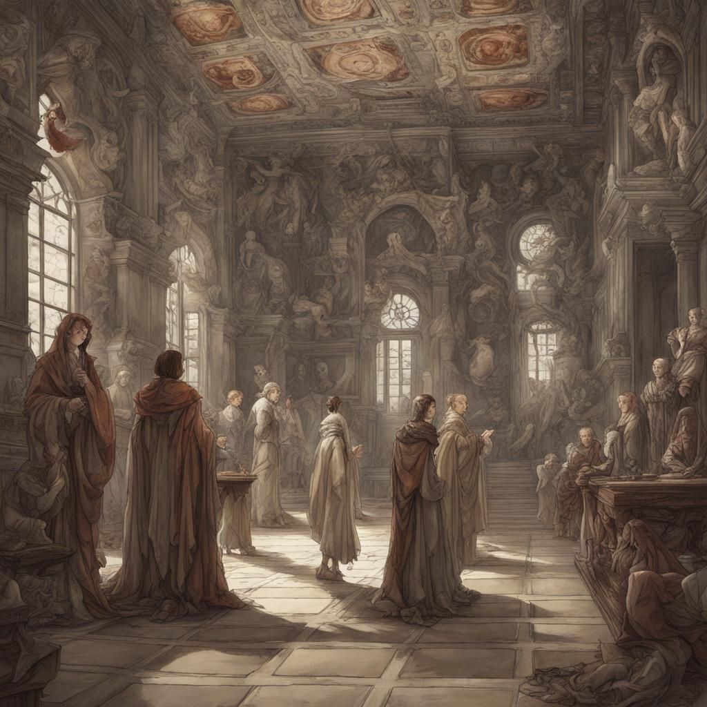 Medician Academy of Occult Art in Anime Style