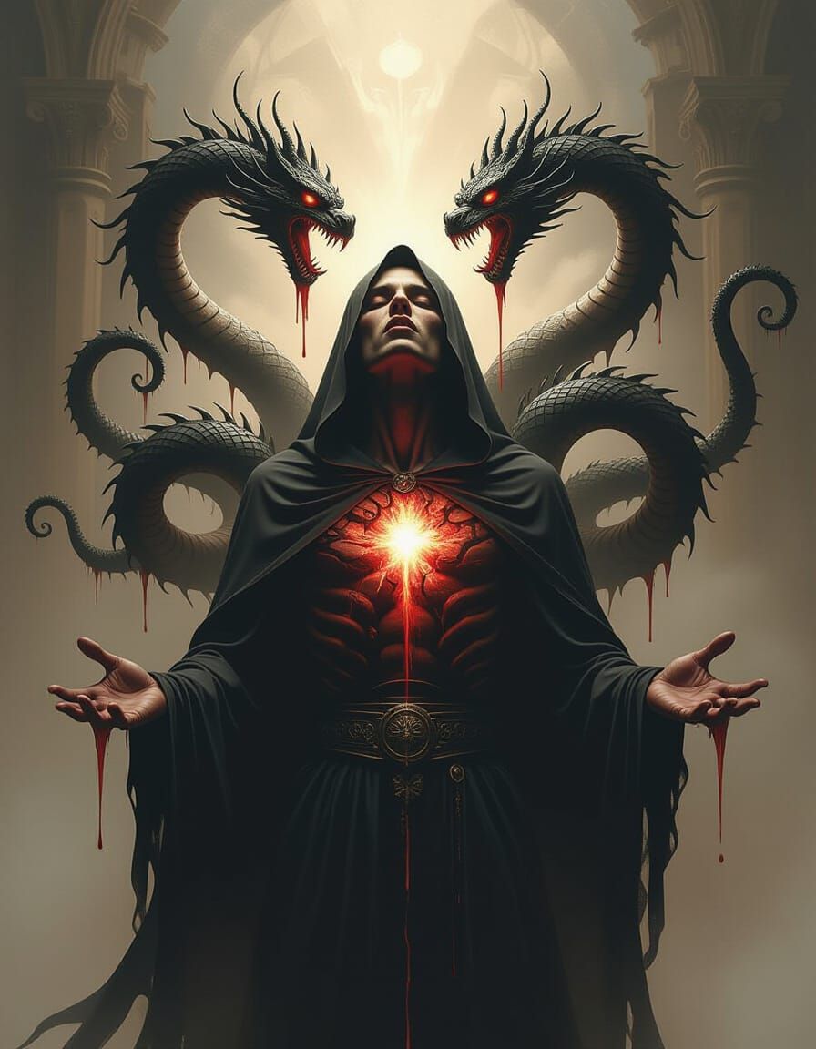 Divine Wrath and Occult Horror Scene