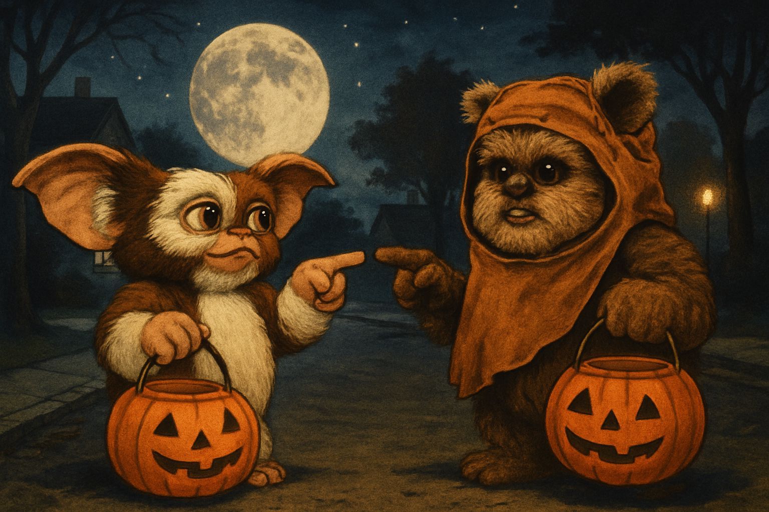 "Hey, cute costume!"