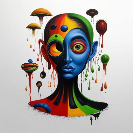 Surreal Matte Oil Painting