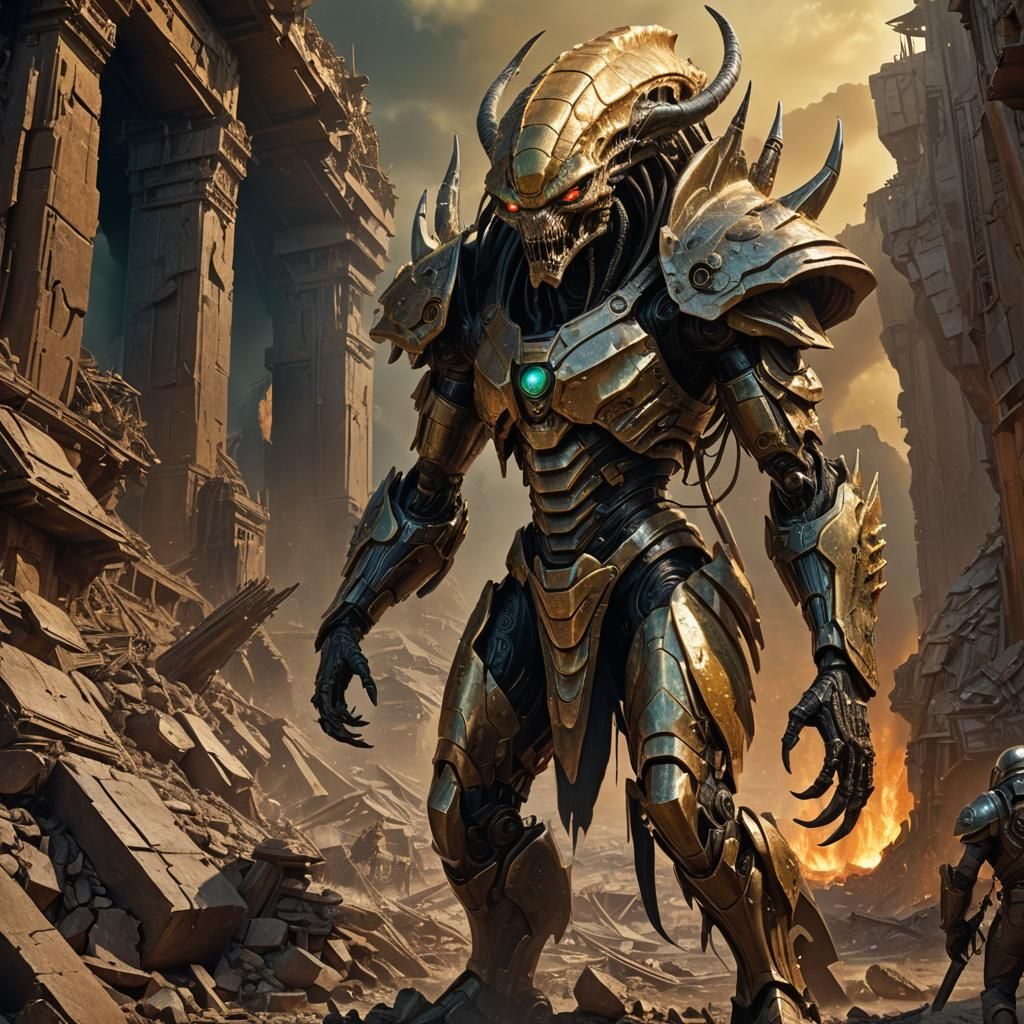 Colossal Alien Serapede Matriarch Destroys Gold Mine