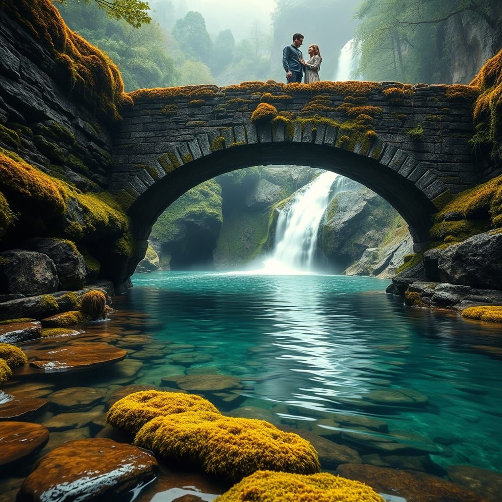 Ancient Bridge Reunites Star-Crossed Lovers in Vibrant Natur...