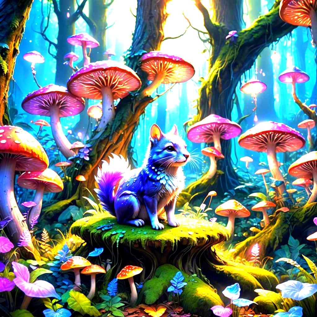 Cute Animal in Detailed Matte Painting