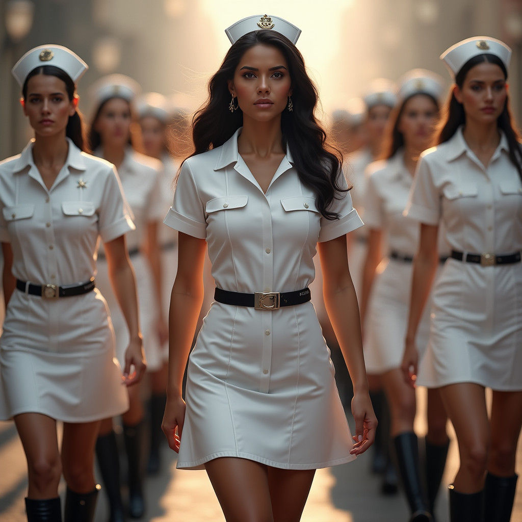 Nurses in Leather Boots: A Digital Matte Painting