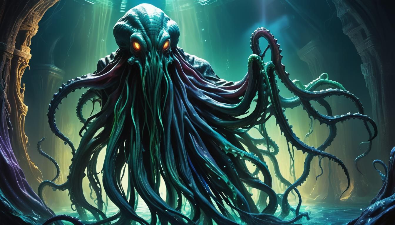 Mind Flayer Concept Art in Sci-Fi Style