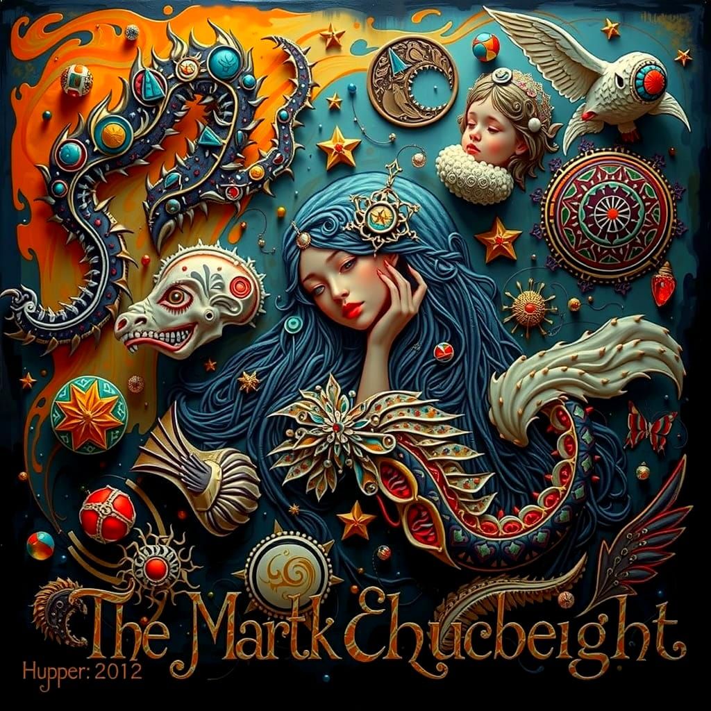 Hyperrealistic Sculpture in Vivid Colors