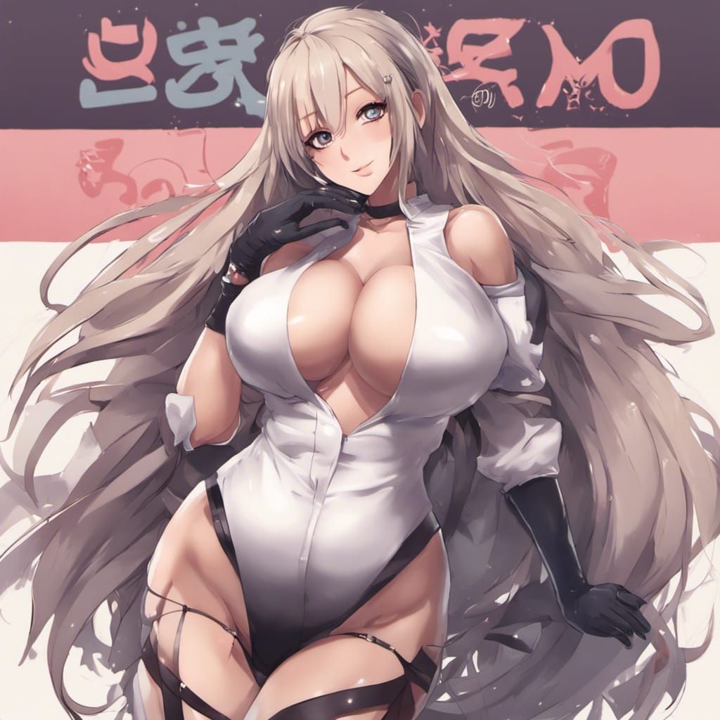 Anime Woman in Manga Style